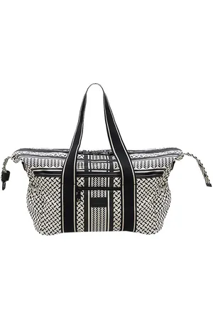 LALA BERLIN Taske - Big Bag Muriel 2.0 - Heritage Stripe Black