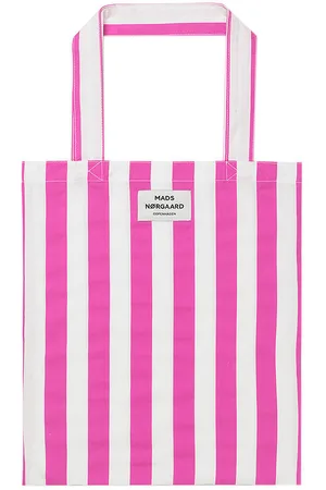Mads Norgaard Shopper - Atoma - Carmine Rose/White Alyssum