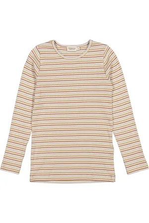 Marmar Copenhagen Bluse - Rib - Tani - Antumn Stripe Mix