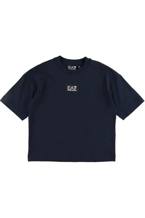 EA7 T-shirt - Armani Blue m. Print