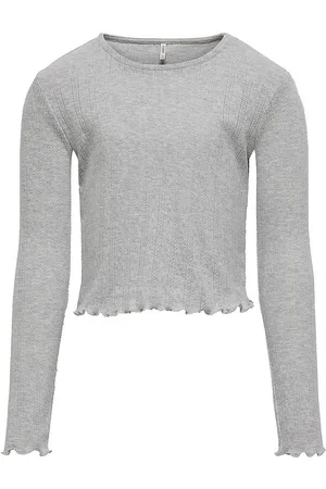 ONLY Bluse - KogCarlotta - Light Grey Melange