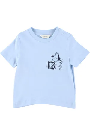 GANT T-shirt - Fresh Blue m. Hund