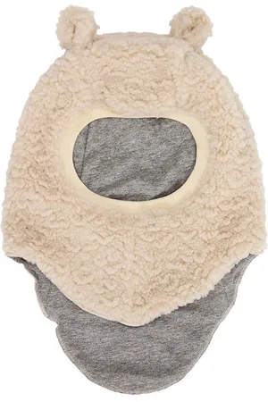 Molo Elefanthue - Teddyfleece - Kay - 2-lags - White Noise
