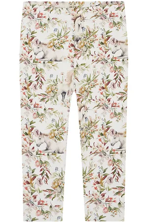 Hust and Claire Leggings - Lisa - Oat Milk m. EnhjÃ¸rninge