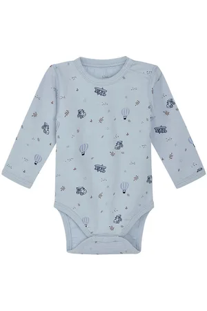 Hust and Claire Body l/Ã¦ - Uld/Bambus - Baloo - Cloud Blue