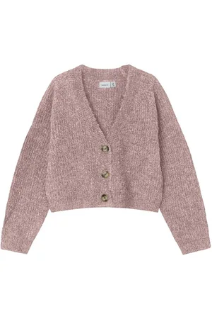 NAME IT Cardigan - Strik - Noos - NkfHolly - Deauville Mauve