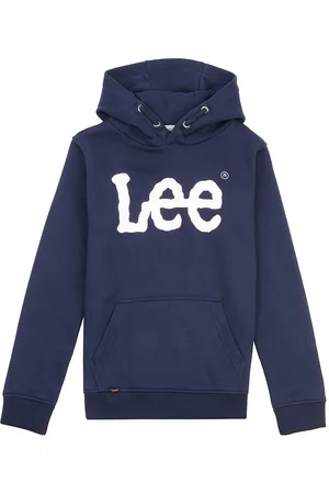 Lee HÃ¦ttetrÃ¸je - Wobbly Graphic - Navy Blazer