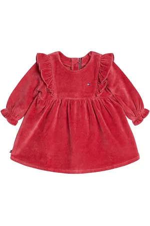 Tommy Hilfiger Kjole - Velour - Heritage Pink