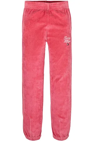 Tommy Hilfiger Velourbukser - Script - Heritage Pink