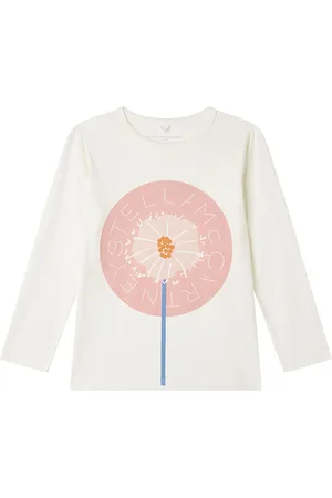 Stella McCartney Bluse - Creme m. Rosa