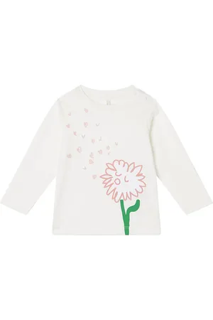 Stella McCartney Bluse - Ivory m. Blomst