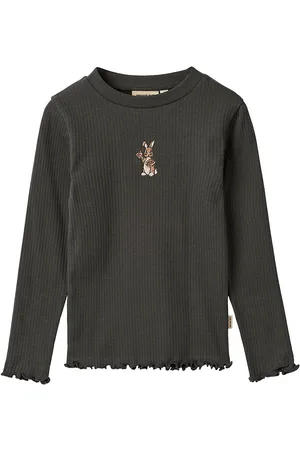 WHEAT Bluse - Rib - Louann - Raven