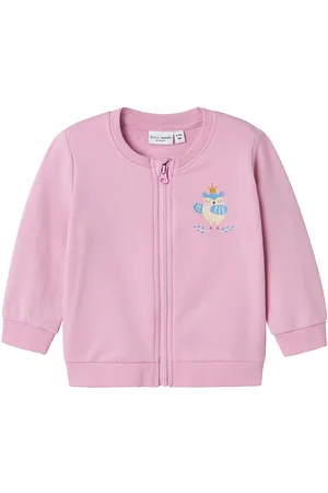 NAME IT Sweatcardigan - NbfVrille - Pastel Lavender/Bird