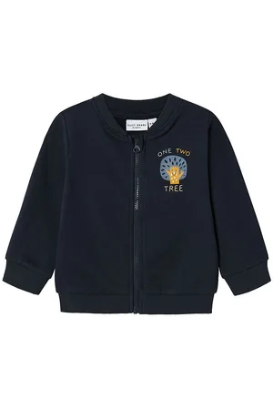 NAME IT Sweatcardigan - NbmVonne - Dark Sapphire/Tree