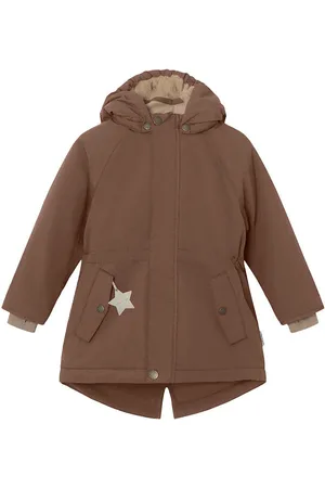 Mini A Ture Vinterjakke - Vikania Fleece - Rootbeer Brown