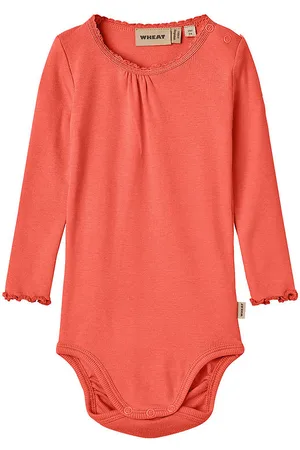 WHEAT Body l/Ã¦ - Rib - Lotta - Candy Red