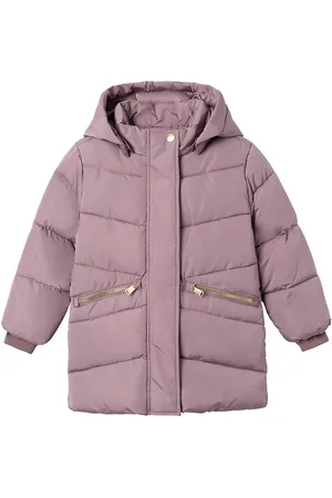 NAME IT Dynejakke - Lang - NmfMemo - Grape Shake