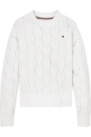 Tommy Hilfiger Bluse - Strik - Chenille - Ivory Petal
