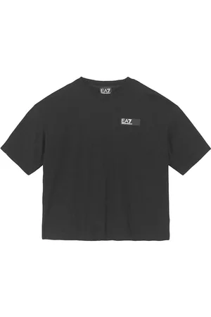 EA7 T-shirt - Sort m. BlÃ¥