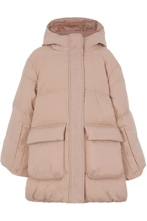 Emporio Armani Dunfrakke - Fawn m. Print