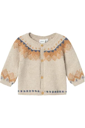 NAME IT Cardigan - Strik - NbmOnor - Peyote Melange