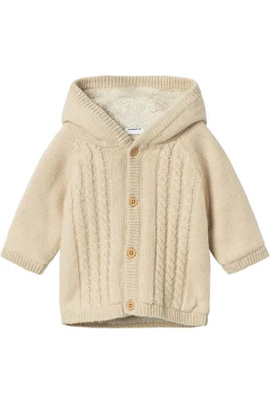 NAME IT Cardigan - Strik - NbnOsuit - Summer Sand