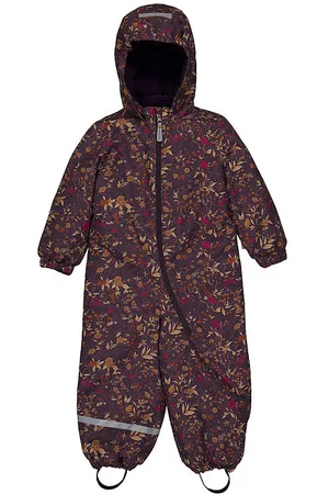 Mikk-Line Flyverdragt - Blomstret AOP - Nightshade
