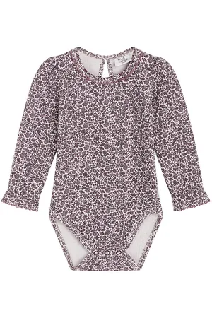 Hust and Claire Body l/Ã¦ - Vaflet - Beatrix - Gray Lilac m. Blom