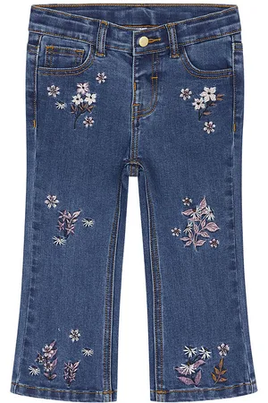 Hust and Claire Jeans - Joanna - Denim m. Blomster