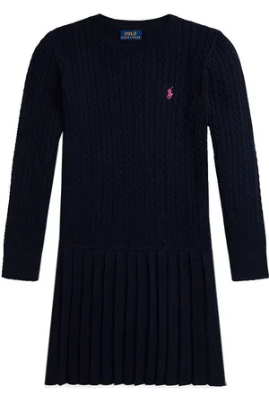 Ralph Lauren Kjole - Strik - Navy