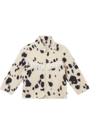Stella McCartney Fleecejakke- Hvid/KoksgrÃ¥