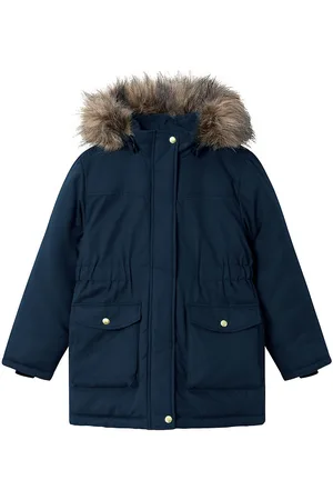 NAME IT Vinterjakke - NkfMaster05 Parka - Dark Sapphire
