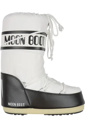Moon Boot VinterstÃ¸vler - Icon Nylon - Sort/Hvid