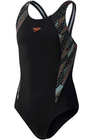 Speedo Badedragt - Hyperboom Splice Muscleback - Black/Green
