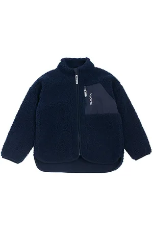 Viking Fleecejakke - Playtime Pile - Teddy - Navy