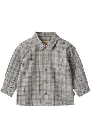 WHEAT Skjorte - Oscar - Cloudy Blue Check