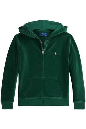 Ralph Lauren Cardigan - FlÃ¸jl - GrÃ¸n