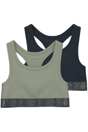 NAME IT Top - NkfShort - 2-pak - Seagrass