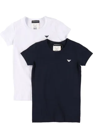 EA7 Emporio Armani T-shirts - 2-pak - Hvid/Navy