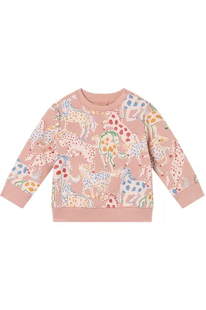 Stella McCartney Sweatshirt - Rosa m. Heste