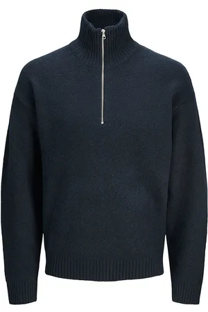 JACK & JONES Sweatshirt - Strik - JorOllie - Sky Captain
