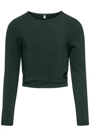 ONLY Bluse - Cropped - KogRoma - Scarab m. Glimmer