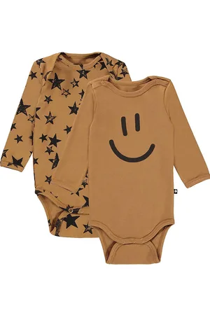 Molo Body l/Ã¦ - 2-pak - Foss - Stars Earthy