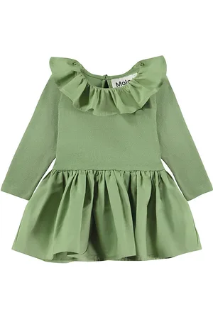 Molo Kjole - Crystale - Moss Green