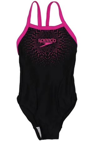 Speedo Badedragt - UV50+ - Sort m. Pink