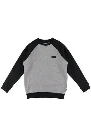 Vans Sweatshirt - Core Basic Raglan - Sort/Cement Heather
