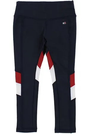 Tommy Hilfiger Leggings - Navy m. RÃ¸d/Hvid
