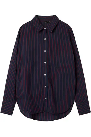 LMTD Skjorte - NlfHelle - Navy Blazer/Salsa
