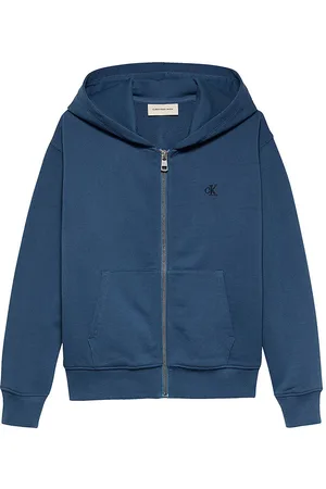 Calvin Klein Cardigan - Back Check Mono - Ensign Blue