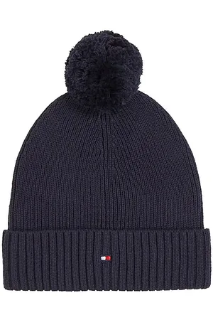 Tommy Hilfiger Hue - Strik - Essential Pom Pom - Space Blue